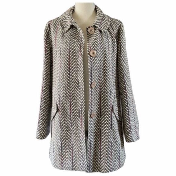 RQT Jackets & Blazers - RQT Soft Woven Car Coat S